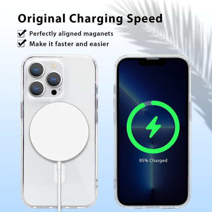 Hoco iPhone 15 Pro Max Drop Proof Magnetic Case White