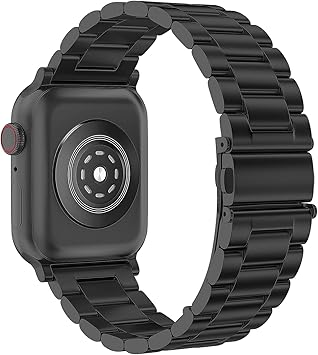 Stainless Steel 49mm Watch Ultra Band With Frame - Black | 23017-BK