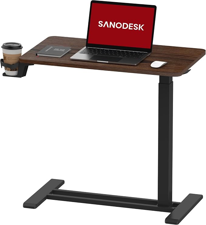 KingSmith ETD2 Walnut color Pneumatic height adjustable table