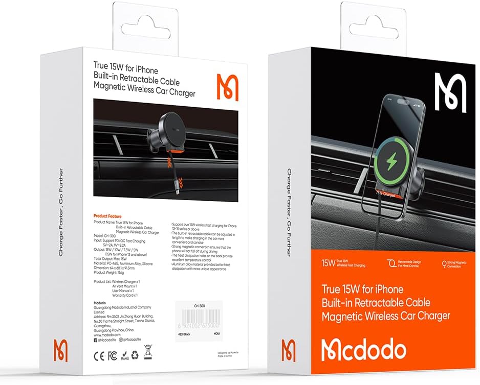 MCDODO-CAR MOUNT HOLDER-CM-432