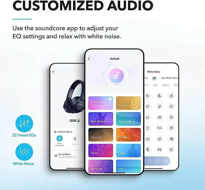 Anker Soundcore Q2i Wireless Headphones – Blue