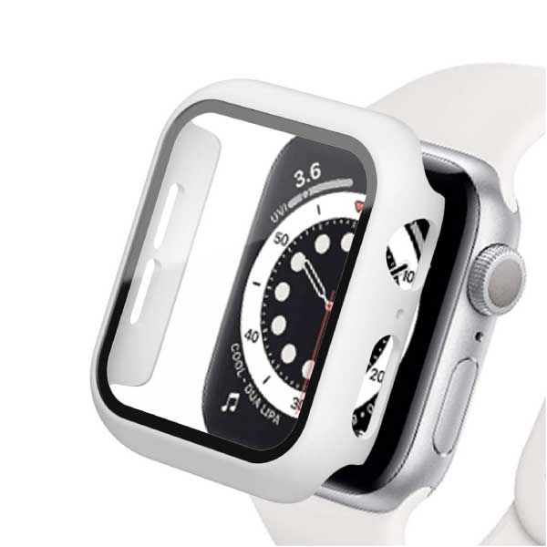 Anank Glass Protector For Apple Watch S7 45mm - White