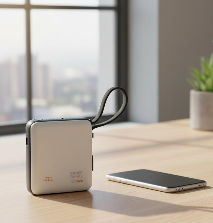 LZEL ZenoFlex Volt Mini 10000mAh PD Power Bank – 20W Output / 18W Input