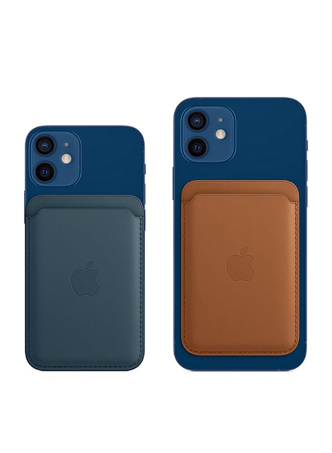 APPLE-MagSafe Leather Wallet – Blue