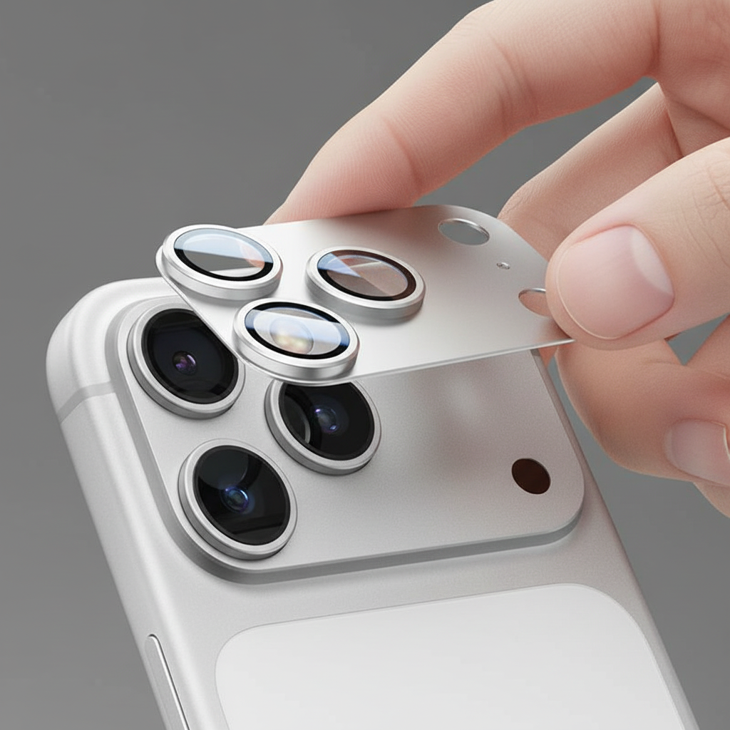 Anank All-in-one Camera Guard For iPhone 17 Pro Max - Silver