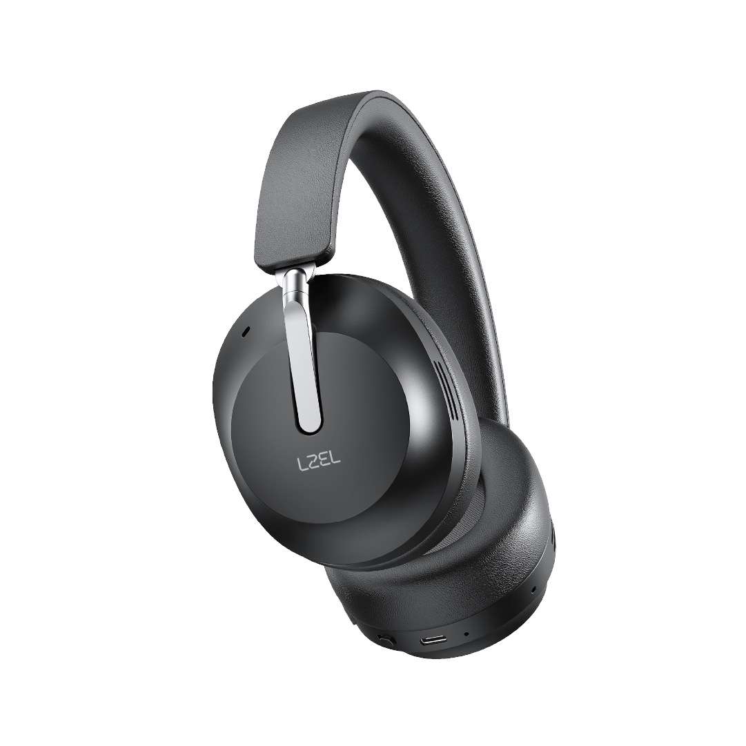 LZEL Sonicflow Series High-Fidelity Wireless Stereo Headphones - Black