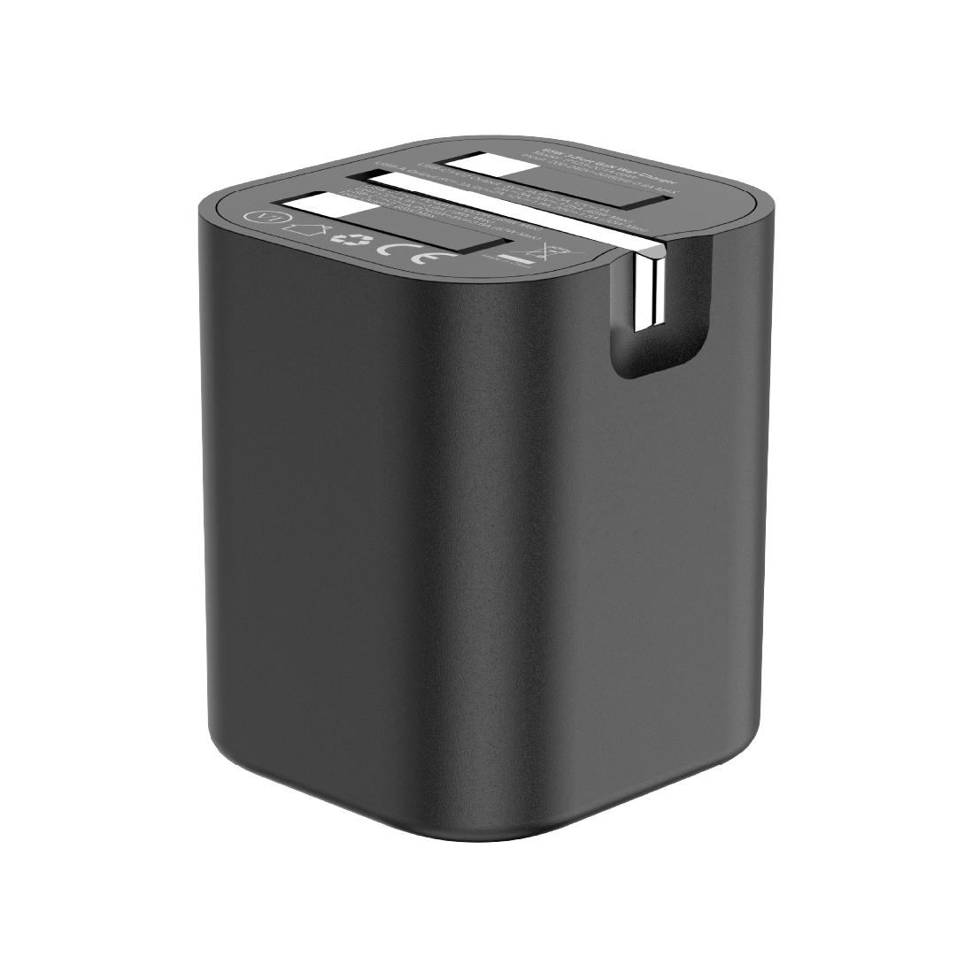 Asli  Global Maxcharge 65 Gan 3-Port Usb-A &amp; Dual Usb-C Fast Charger - Black