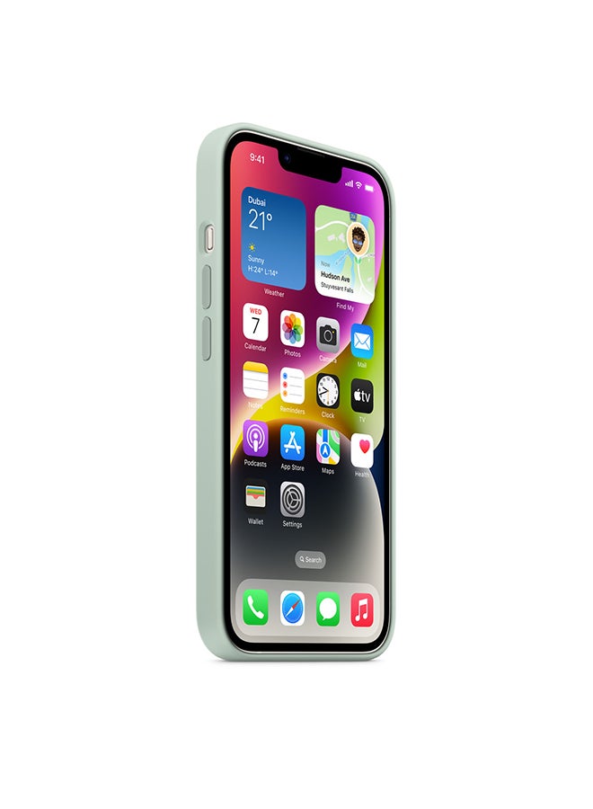 APPLE-iPhone 14 Silicone Back Cover – LO-C – Succulent