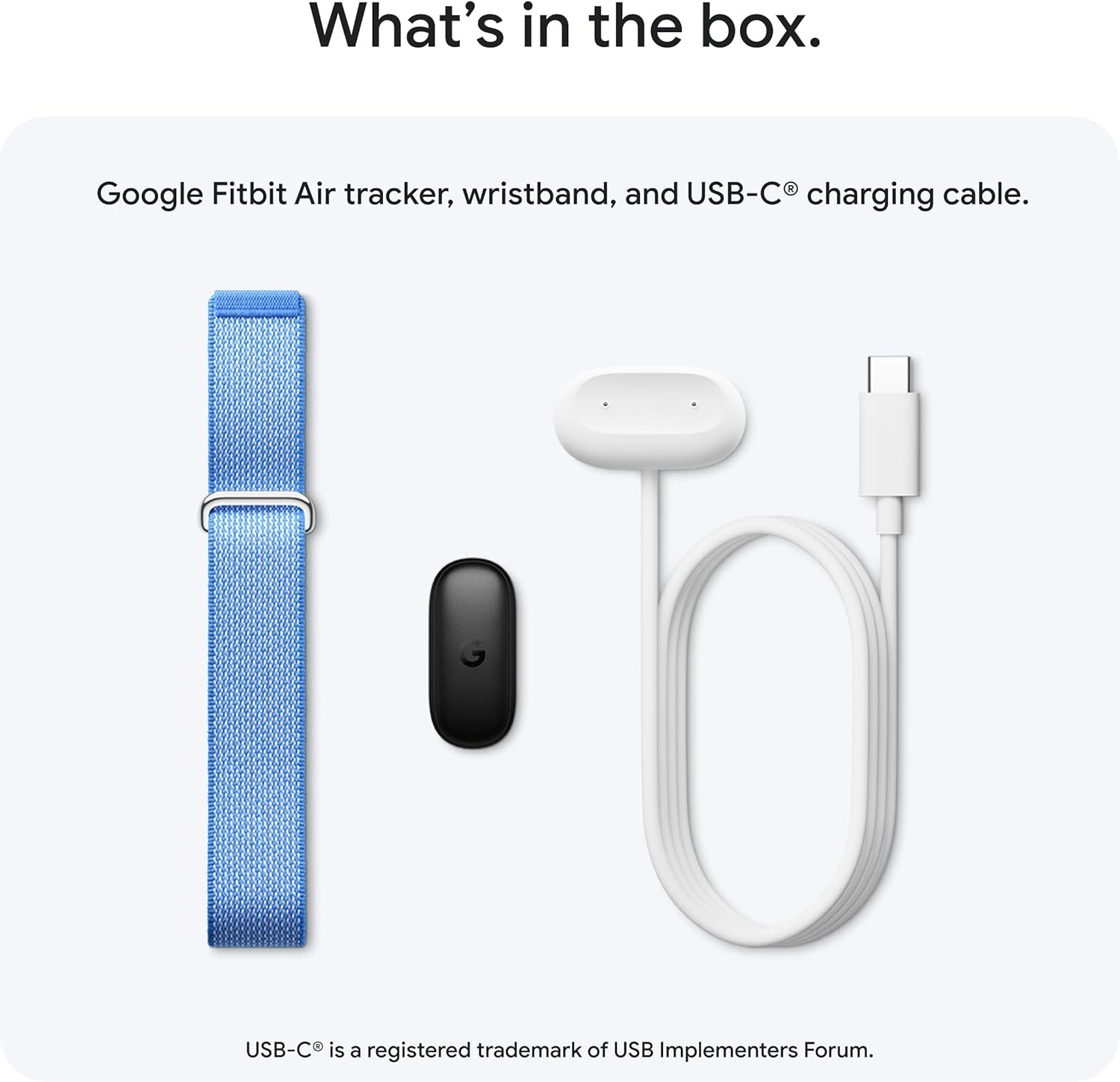 Google Fitbit Air Screenless Fitness & Health Tracker
