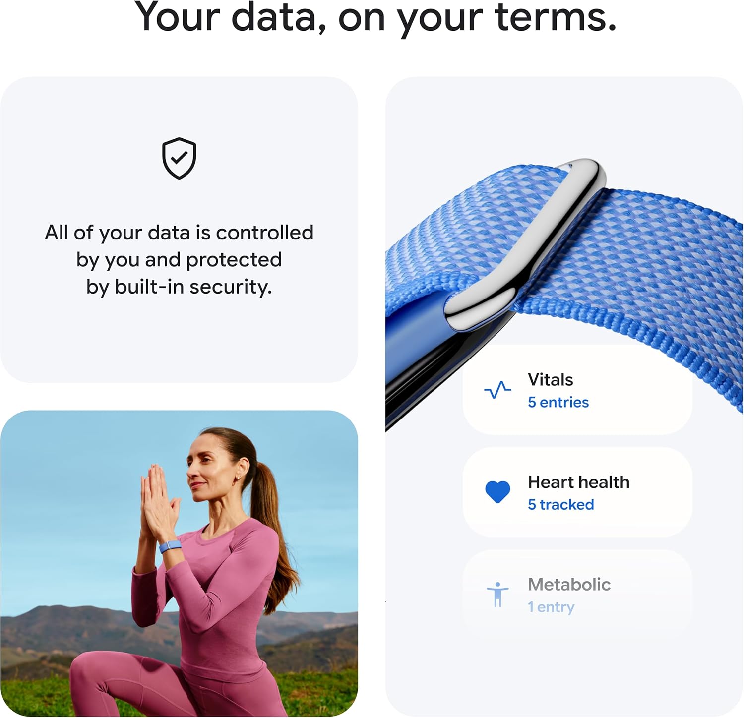 Google Fitbit Air Screenless Fitness & Health Tracker
