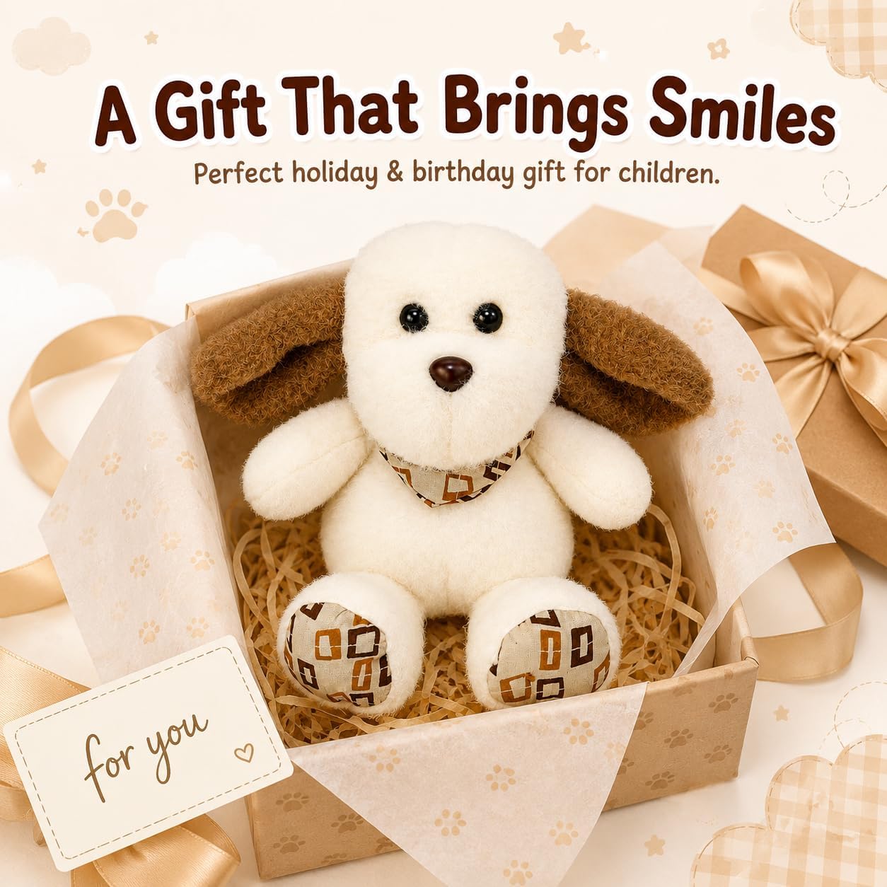 Interactive Music Plush Dog Toy – Touch-Activated Sensory Toy