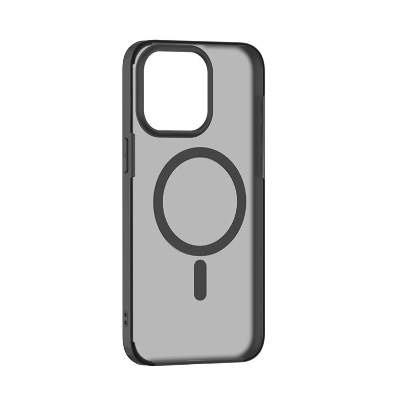 Zga iPhone 15 Plus Protective Matt Case With Magsafe - Black