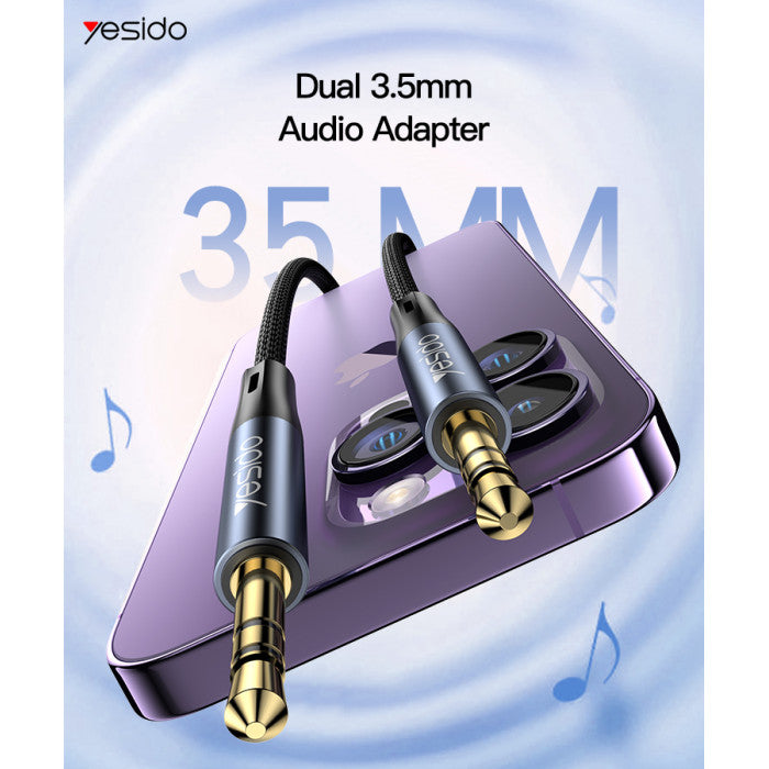 YESIDO- AUX TO AUX CABLE 1M