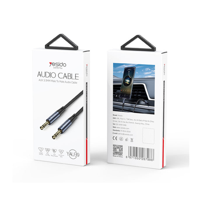 YESIDO- AUX TO AUX CABLE 1M