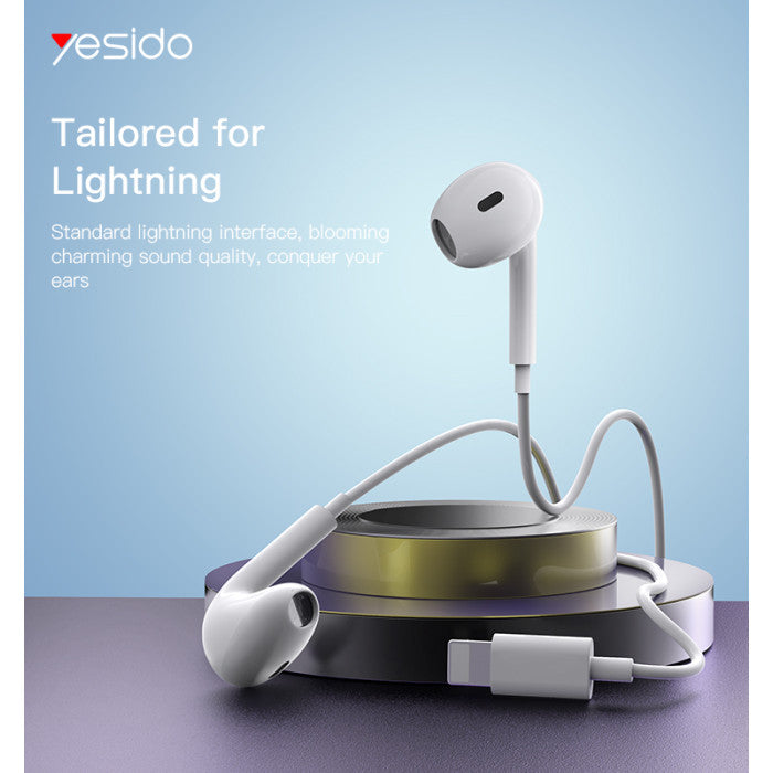 YESIDO - Lightning plug Wired Earphone