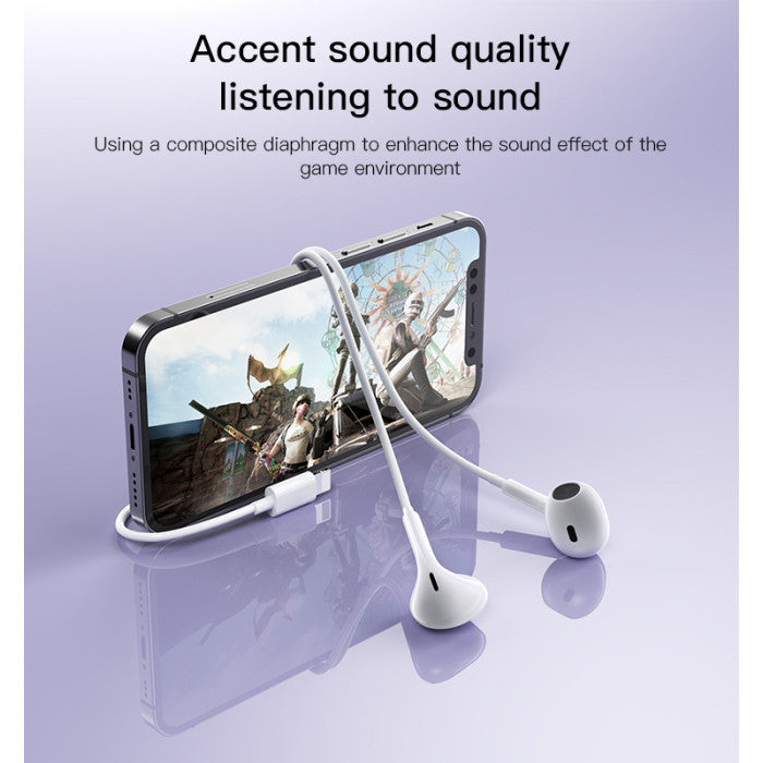 YESIDO - Lightning plug Wired Earphone -YH37