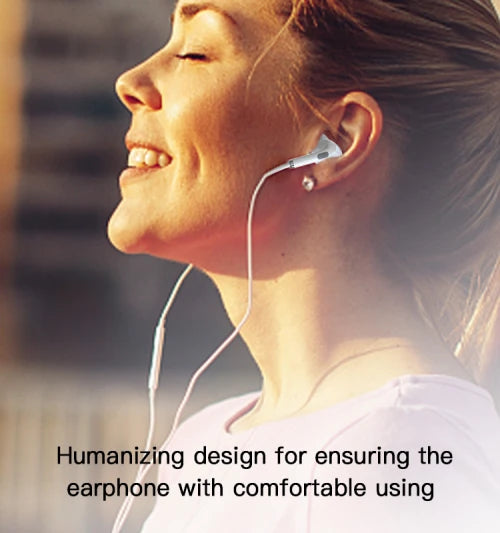 Yesido-USB-C Earphones – White