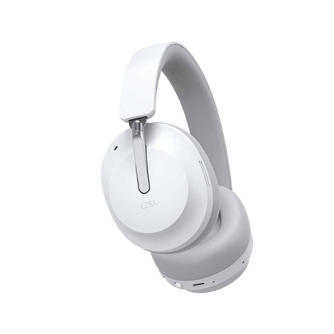 LZEL Sonicflow Series High-Fidelity Wireless Stereo Headphones - White