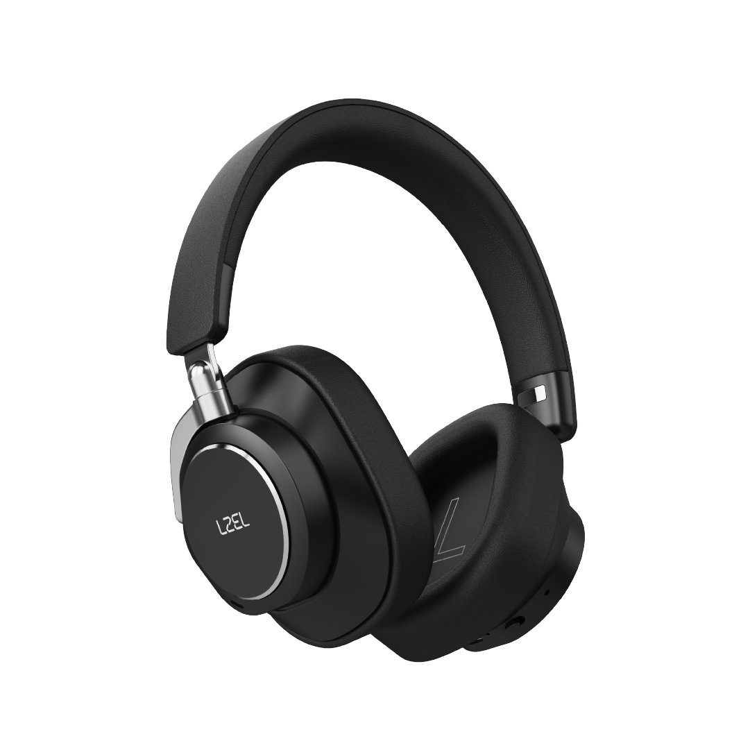 LZEL Sonicflow Series High-Fidelity Wireless Stereo Headphones - Black