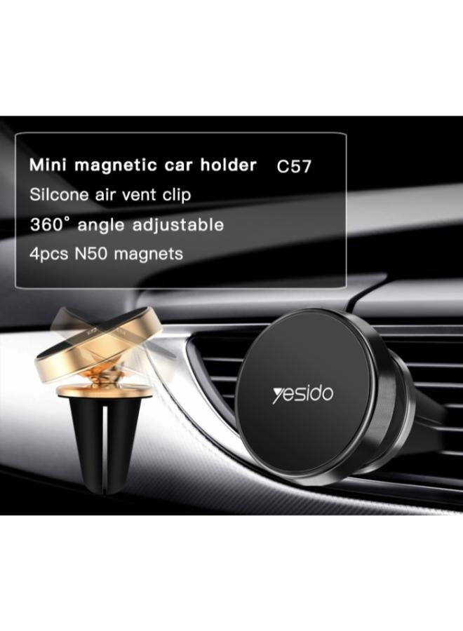 Yesido-Magnetic Car AC Phone Holder – C57