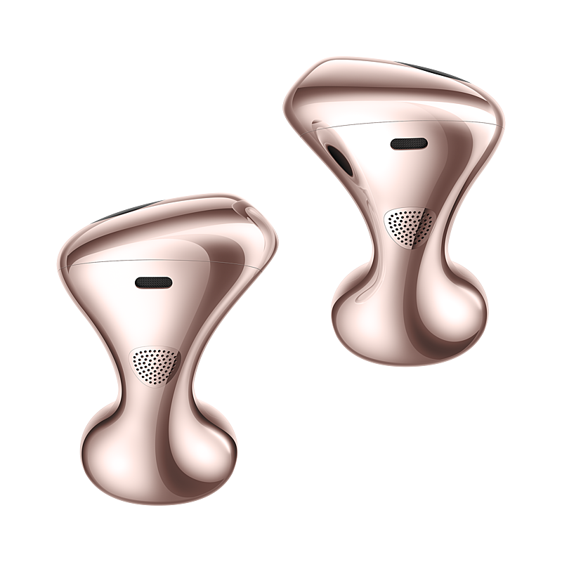 Huawei FreeBuds 6 – Truly Wireless Bluetooth Open-Fit Earbuds with Charging Case + Bundle Offer - Rose Gold