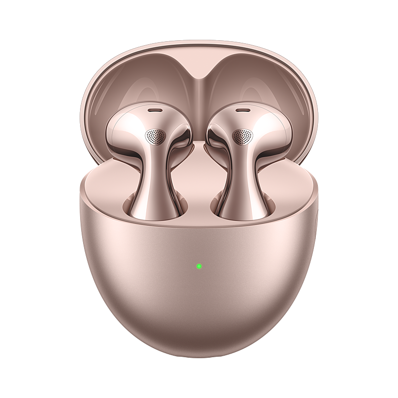 Huawei FreeBuds 6 – Truly Wireless Bluetooth Open-Fit Earbuds with Charging Case + Bundle Offer - Rose Gold