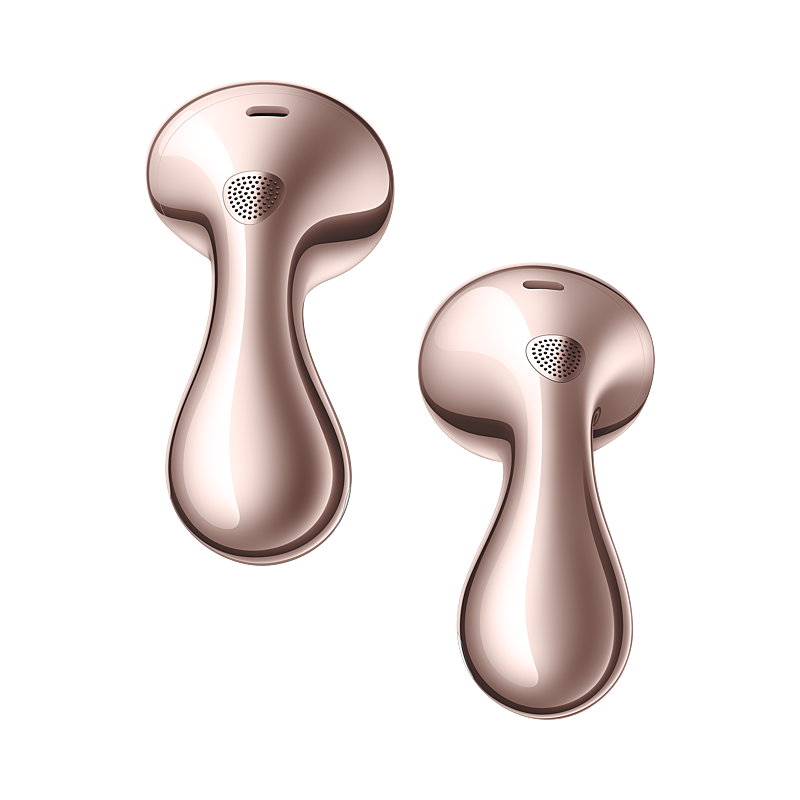 Huawei FreeBuds 6 – Truly Wireless Bluetooth Open-Fit Earbuds with Charging Case + Bundle Offer - Rose Gold