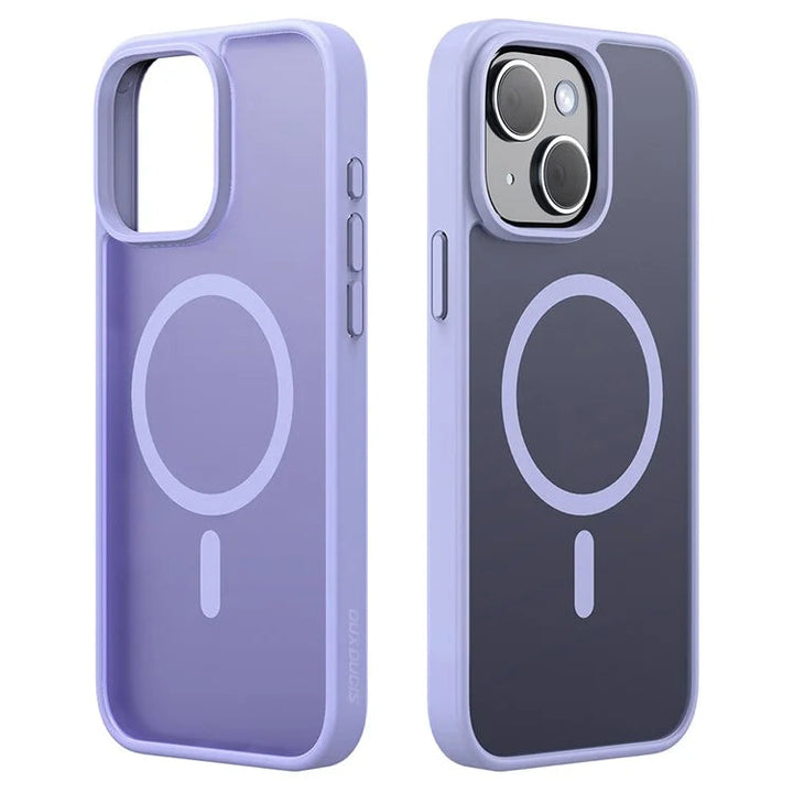 ZGA iPhone 14 Plus Rough Magsafe Protective Case - Purple