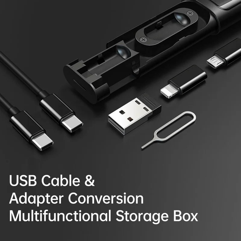 MCDODO-MULTIFUNTIONAL STORAGE BOX CABLE-ALL CHARGE ADAPTERS