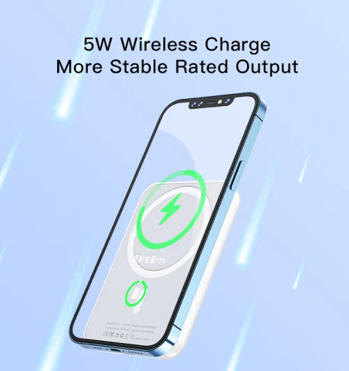 YESIDO-MagSafe Wireless Power Bank 5000mAh