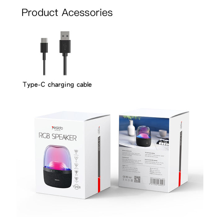 YESIDO-RGB  Wireless Speaker