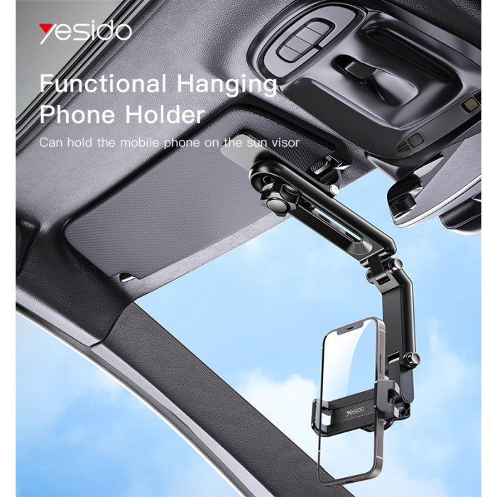 YESIDO-CAR SUN VISOR PHONE HOLDER