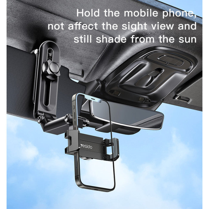 YESIDO-CAR SUN VISOR PHONE HOLDER