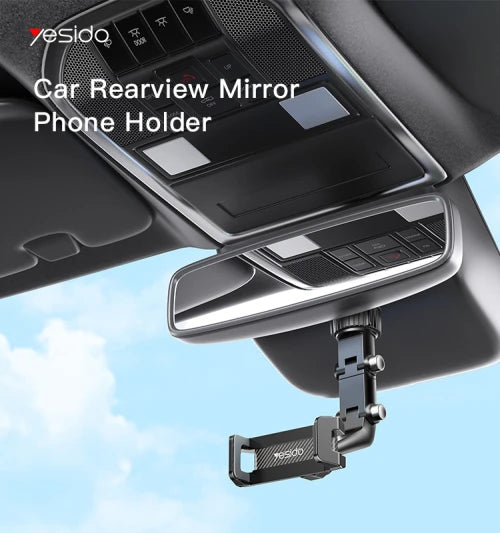 YESIDO-CAR CENTER MIRROR PHONE HOLDER