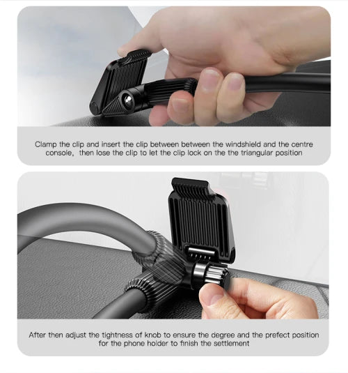 YESIDO-ADJUSTABLE WINDSHIELD PHONE HOLDER