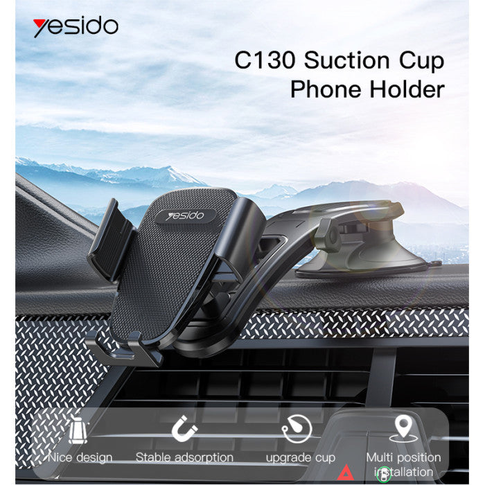 YESIDO-Car Dashboard Phone Holder
