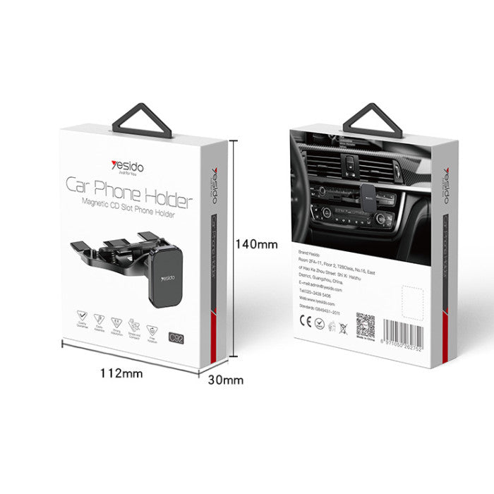 Yesido-Magnetic Car CD Clip Phone Holder – C92
