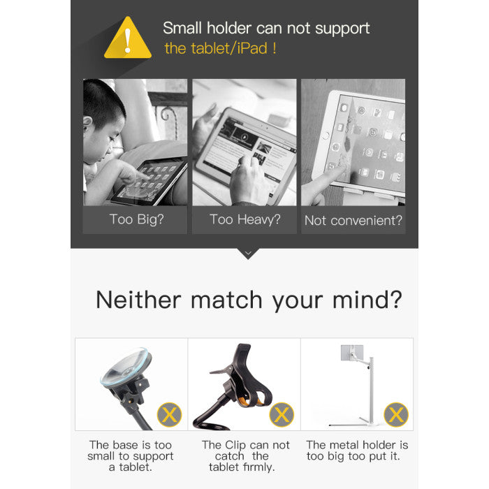 YESIDO-SMART TABLET HOLER