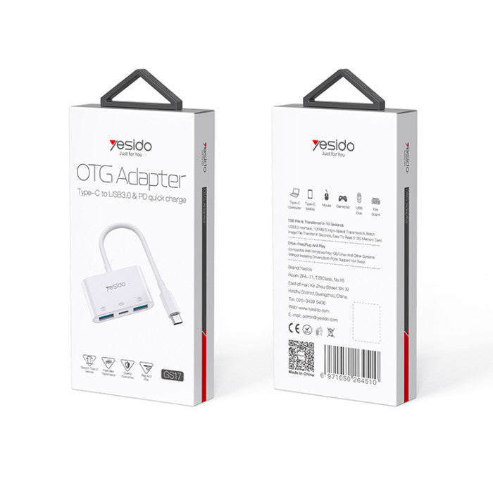 Yesido-OTG Adapter USB-C to USB-A