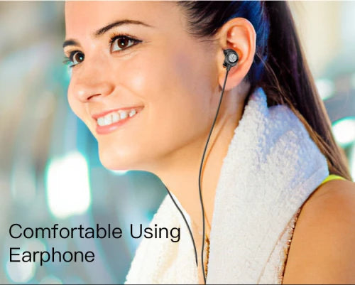 Yesido-AUX Earphones – Black