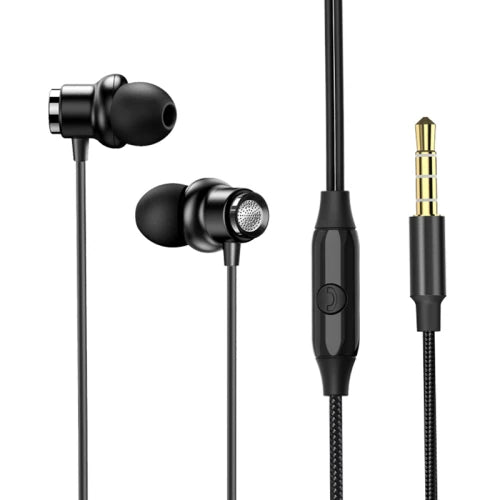 Yesido-AUX Earphones – Black