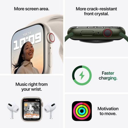 Apple Watch Series 7 GPS + Cellular, 41mm Graphite Stainless Steel Case with Graphite Milanese Loop