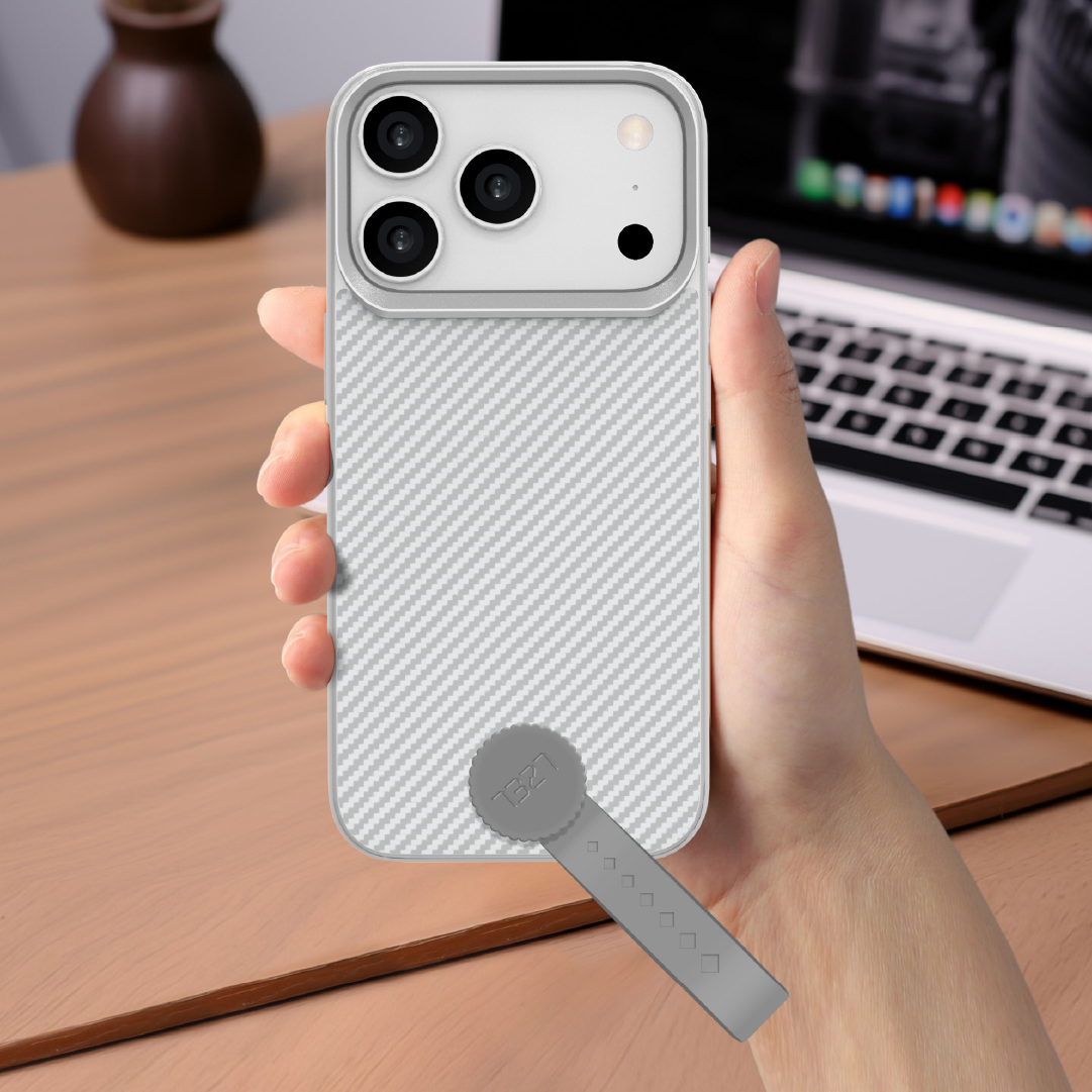 LZEL Back Cover With Magsafe For IPhone 17 Pro Max - Light Gray