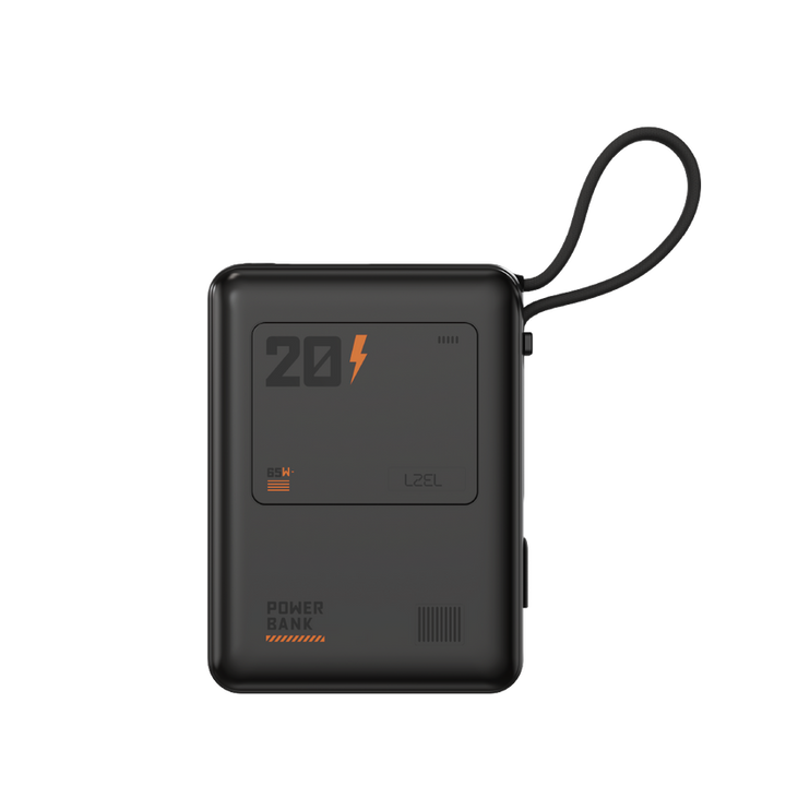 LZEL Zenoflex Surge20 Portable 20000Mah 65W Max Pd Power Bank Dual Usb-C - Black