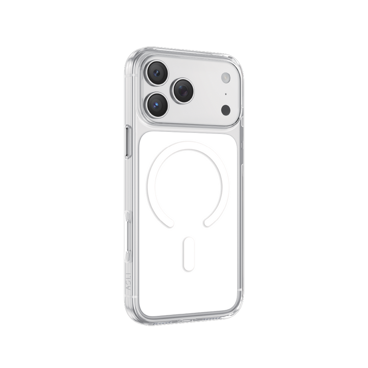 Asli Global Magtrox Neo Scratch-Resistant Transparent Magsafe Case For IPhone 17 Pro Max - White