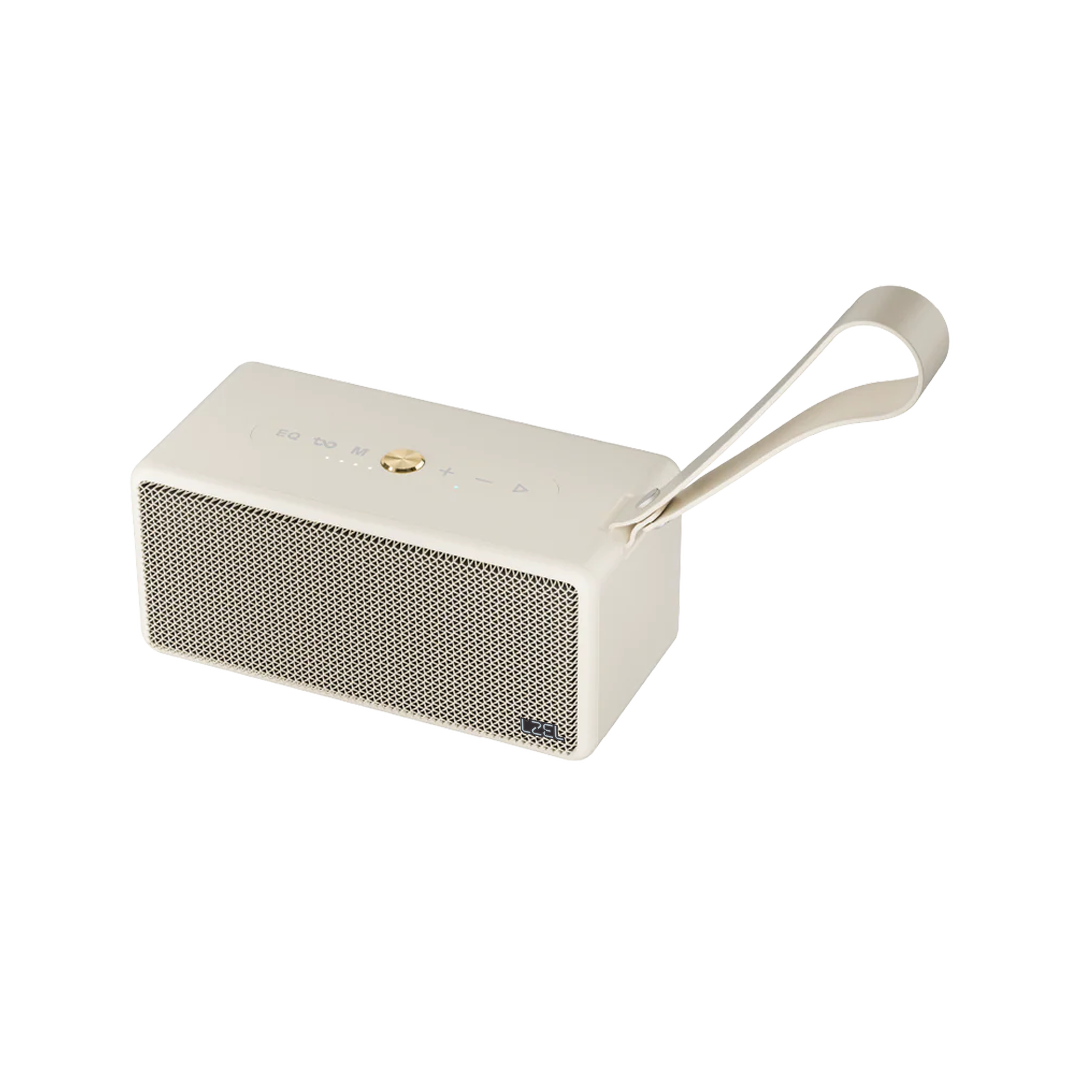 LZEL Aquilasonus Xs Premium Wireless Speaker With Deep Bass Bluetooth 5.4 - Fast Charging - 4000mah Battery | Beige