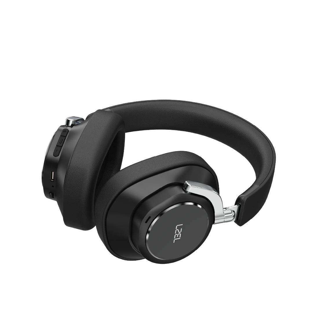 LZEL Sonicflow Series High-Fidelity Wireless Stereo Headphones - Black