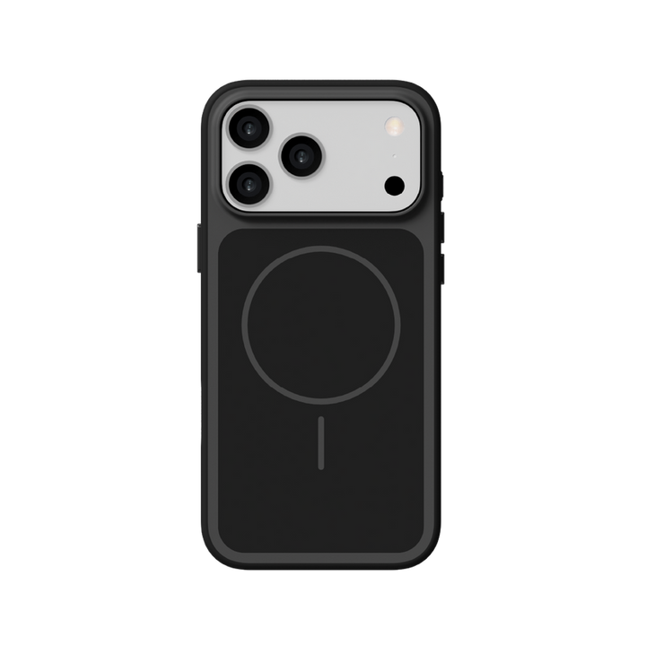 LZEL Regular Magsafe Ring Pattern Case For IPhone 17 Pro - Black