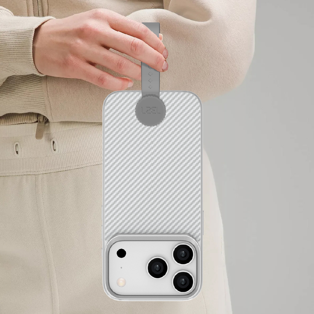 LZEL Back Cover With Magsafe For IPhone 17 Pro Max - Light Gray