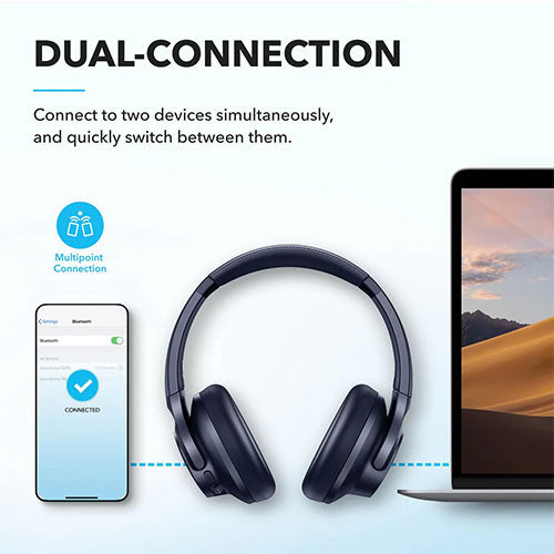Anker Soundcore Q20i Wireless Headphones – White | A3004H22